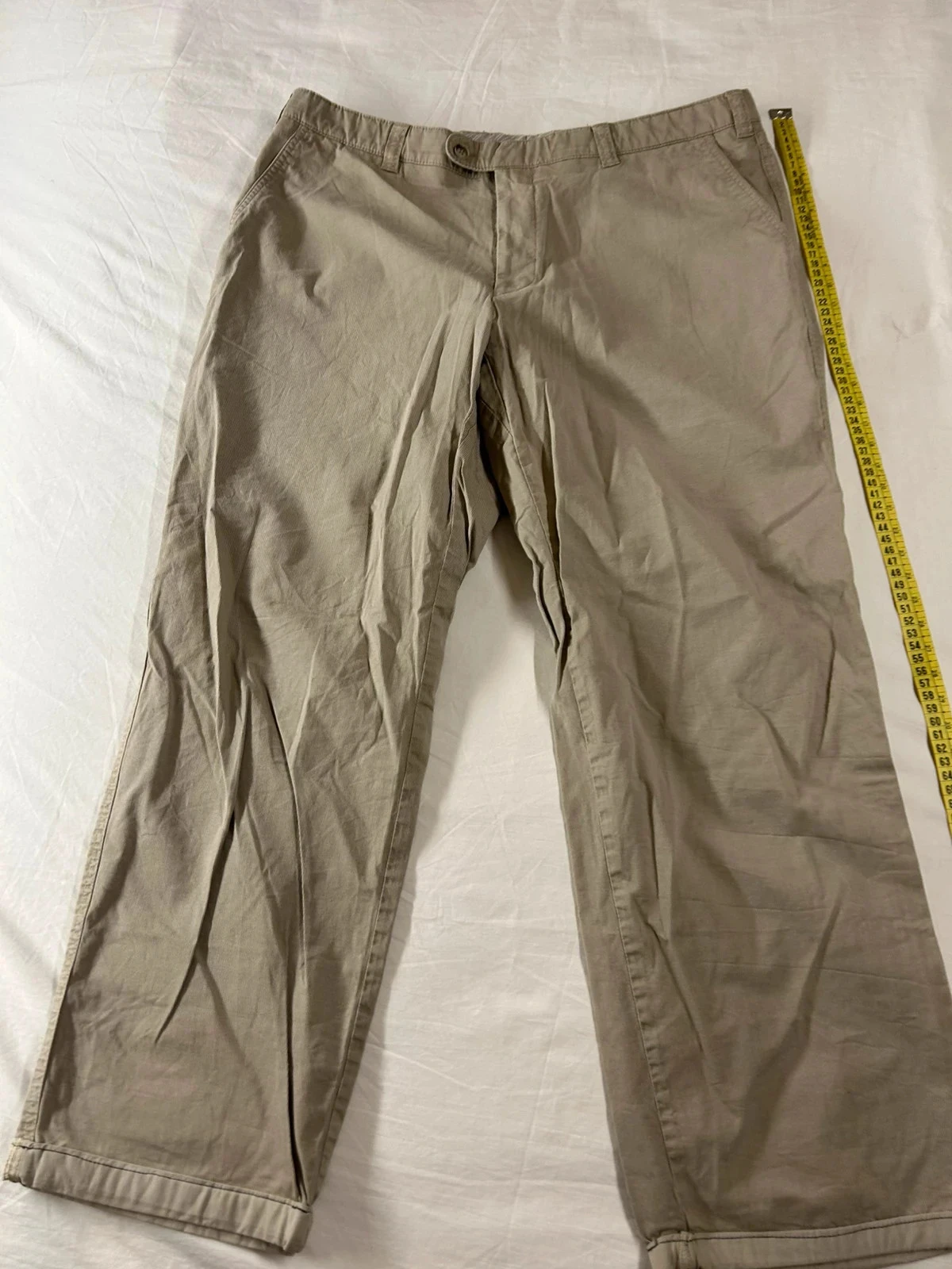 Vintage beige grey chino SAINT HILAIRE – photo 2